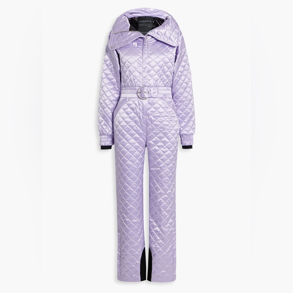 Cordova Women’s COURMAYEUR Belted Quilted Ski Suit NWT MEDIUM